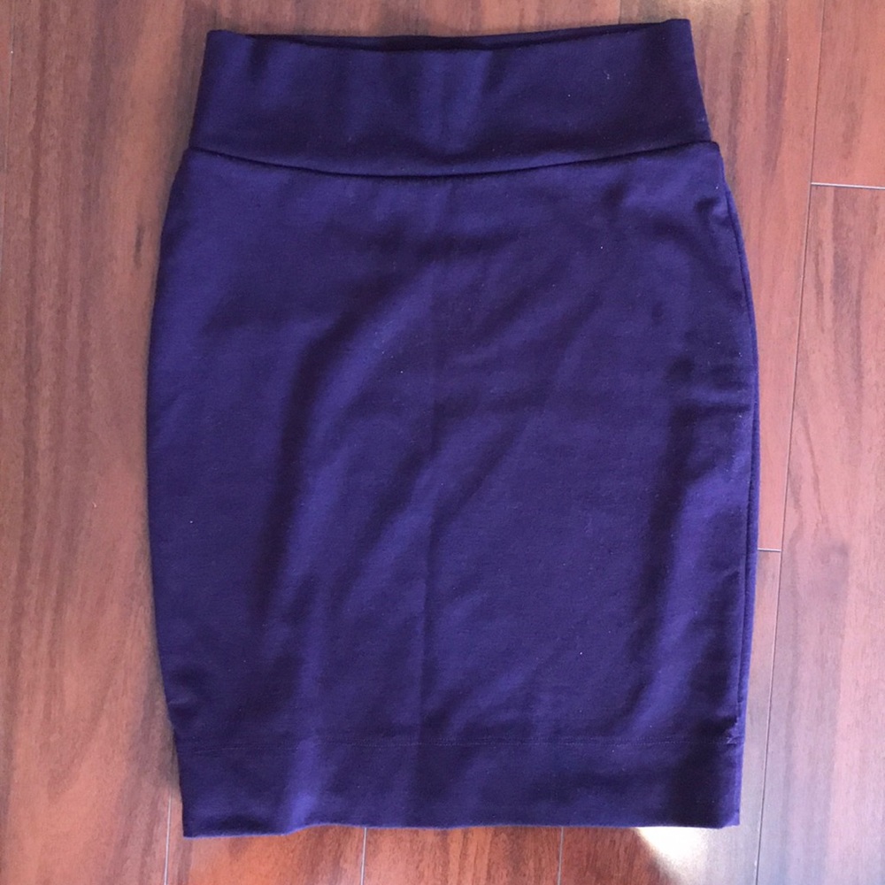 Junior’s Purple Pencil Skirt